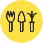 A garden tool icons