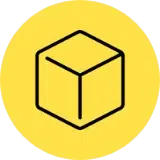 an icon of a cube